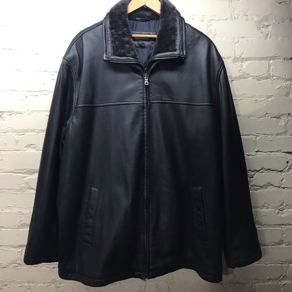 Men's Lux Black Leather Jacket